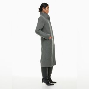 Wilfred Cocoon Coat in Heather Grey